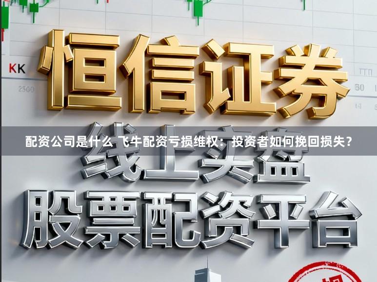 配资公司是什么 飞牛配资亏损维权：投资者如何挽回损失？