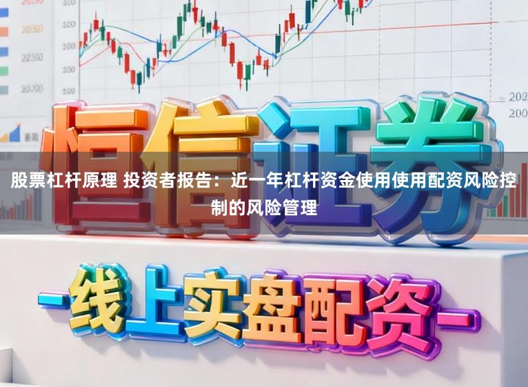 股票杠杆原理 投资者报告:近一年杠杆资金使用使用配资风险控制的风险管理