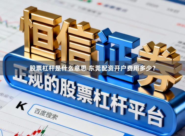 股票杠杆是什么意思 东莞配资开户费用多少？